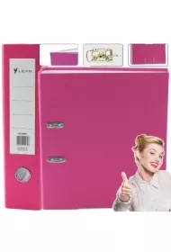 Segregator A4/75mm różowy