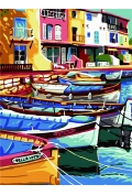 Zdjęcia - Rysowanie Malowanie po numerach. Łódki maltańskie