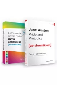 Pakiet. Duma i uprzedzenie z podręcznym słownikiem angielsko-polskim. Poziom C1/C2 i Ekstremalnie szybka nauka języka angielskiego