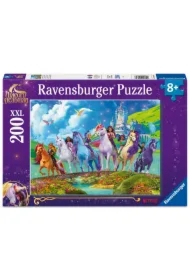 Puzzle dla dzieci 200 el. XXL Unicorn Academy