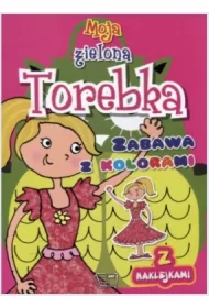 Moja zielona torebka z naklejkami