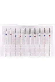 Zestaw 10 frezów diamentowych