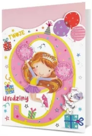 Karnet B6 Urodziny 9