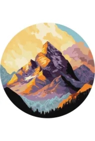 Malowanie po numerach okrągłe - Barwy natury