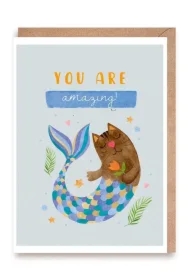 Kartka okolicznościowa Syrena You are amazing!