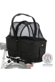 Kosz na rower, na szerokie bagażnki, 29x49x60cm, czarny