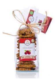 Ciastka jaglane z żurawiną