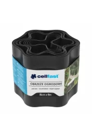 Obrzeże ogrodowe czarne 15 cm x 9 m