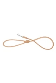 Smycz skórzana, 8 mm / 100 cm, jasny beż