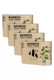 Bambusowy papier toaletowy 3-warstwowy zestaw