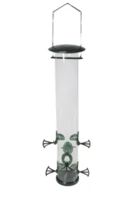 Karmnik dla ptaków, plastikowy, wiszący, 13 x 13 x 57, 5cm