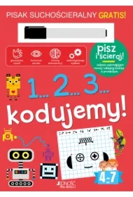 1...2...3... kodujemy! Książka z pisakiem suchościeralnym