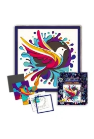 Zestaw do tworzenia obrazów z drewna - Ptak