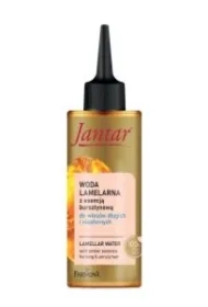 Woda lamelarna z esencją bursztynową do włosów długich i niesfornych