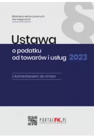 Ustawa o podatku od towarów i usług 2023