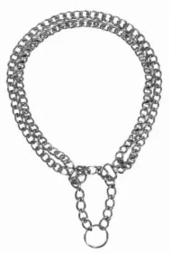 Kolia metalowa dwurzędowa 60cm