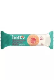 Kulki kokosowe z nadzieniem truskawkowym bezglutenowe