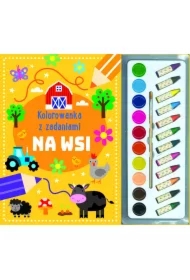 Kolorowanka z zadaniami. Na wsi