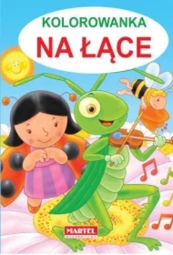 Kolorowanka. Na łące