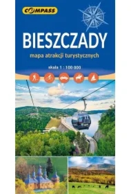Mapa atrakcji tur. - Bieszczady 1:100 000 w.2025