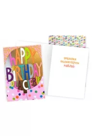 Karnet Urodziny damskie (balon)