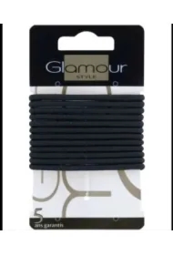 Gumki do włosów grube czarne