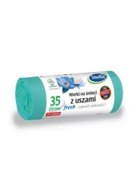 Worki na śmieci z uszami Fresh o świeżym zapachu 35 L