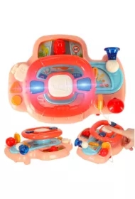 Zabawka interaktywna kierownica dla dzieci symulator muzyka dźwięki