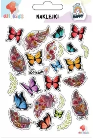 Naklejki dla dzieci Pióra motyle