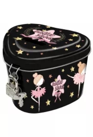 Skarbonka z kłódką serce Baletnica 12