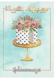 Karnet A5 Tort glamour