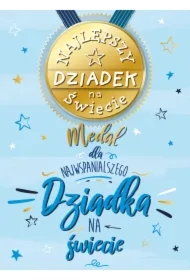 Karnet B6 Dziadek z magnesem na lodówkę