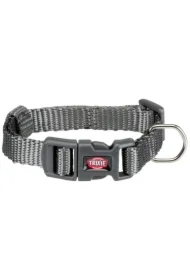 Obroża Premium, XXS- XS: 15-25 cm/10 mm, grafit