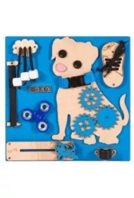 Tablica manipulacyjna Pies Hugo niebieska