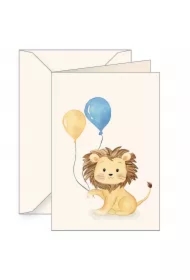 Karnet B6 + koperta 6140 Lwiątko