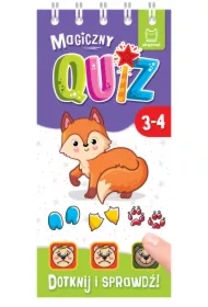 Magiczny quiz z liskiem. Dotknij i sprawdź! 3-4 lata