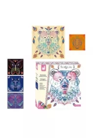 Zestaw kreatywny Przeplatanka 3D String art Zwierzęta 8+