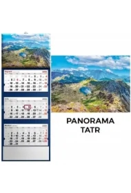 Kalendarz 2026 trójdzielny panorama tatr