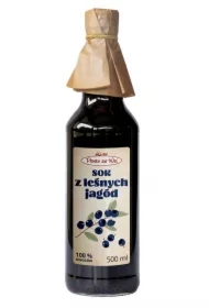 Sok z leśnych jagód