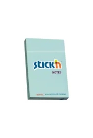 Notes samoprzylepny 76x51 mm niebieski pastel 100 kartek