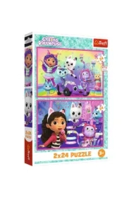 Puzzle 2x24 el. Zabawy z Gabby