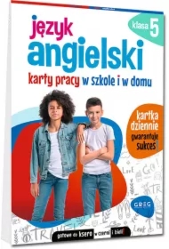 Język angielski. Karty pracy w szkole i w domu. Klasa 5