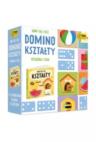 Baw się i ucz. Domino. Kształty. Gra i książka