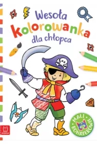 Wesoła kolorowanka dla chłopca. Mali bohaterowie