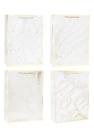 Torebka ozdobna 18x23x8cm hot-stamp mix