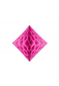 Diament bibułowy ciemny różowy 20cm