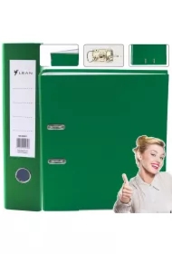 Segregator A4/75mm zielony