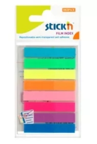 Zakładki indeks.samoprz. mix 8 kol. neon klasyczne