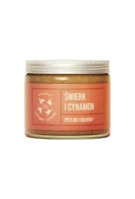 Peeling cukrowy do ciała świerk i cynamon