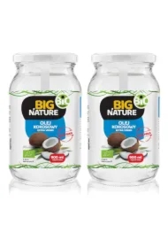 Olej kokosowy extra virgin tłoczony na zimno zestaw